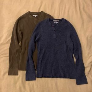 Wallace and Barnes thermal long sleeve t shirts